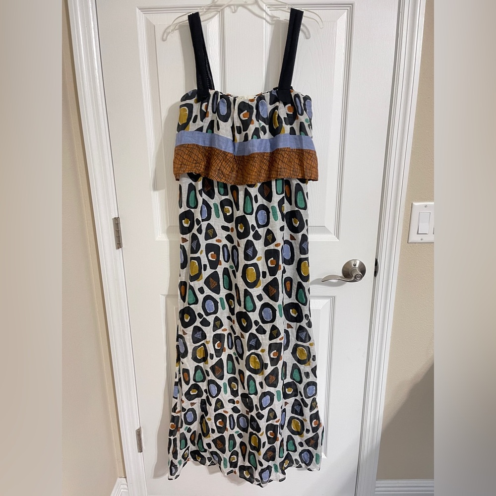 Chic Boho Maxi Dress - Multicolor Pattern - Picture 2 of 9